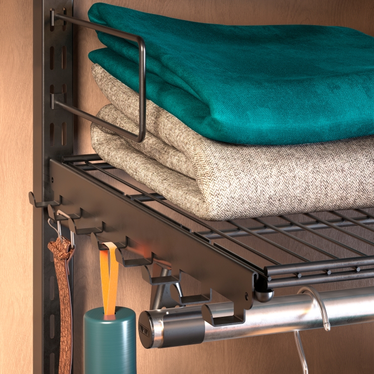 Панель с крючками боковая ПРАКТИК Home GHB-30 белая